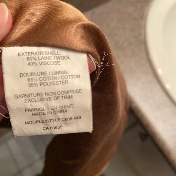 Women’s long wool winter jacket.  Size 3X - Picture 5 of 5